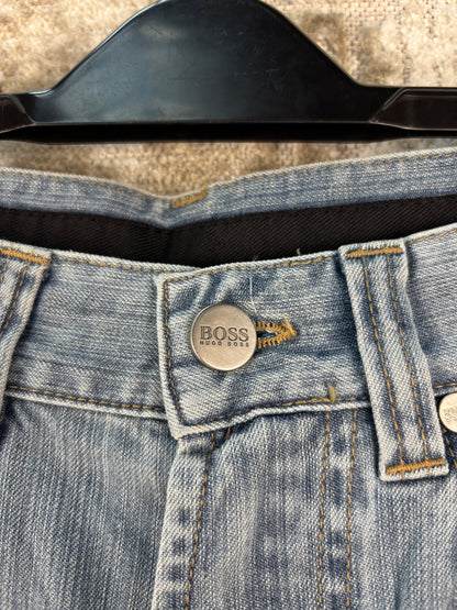 Women's Y2K Hugo Boss Light Wash Straight Leg Jeans