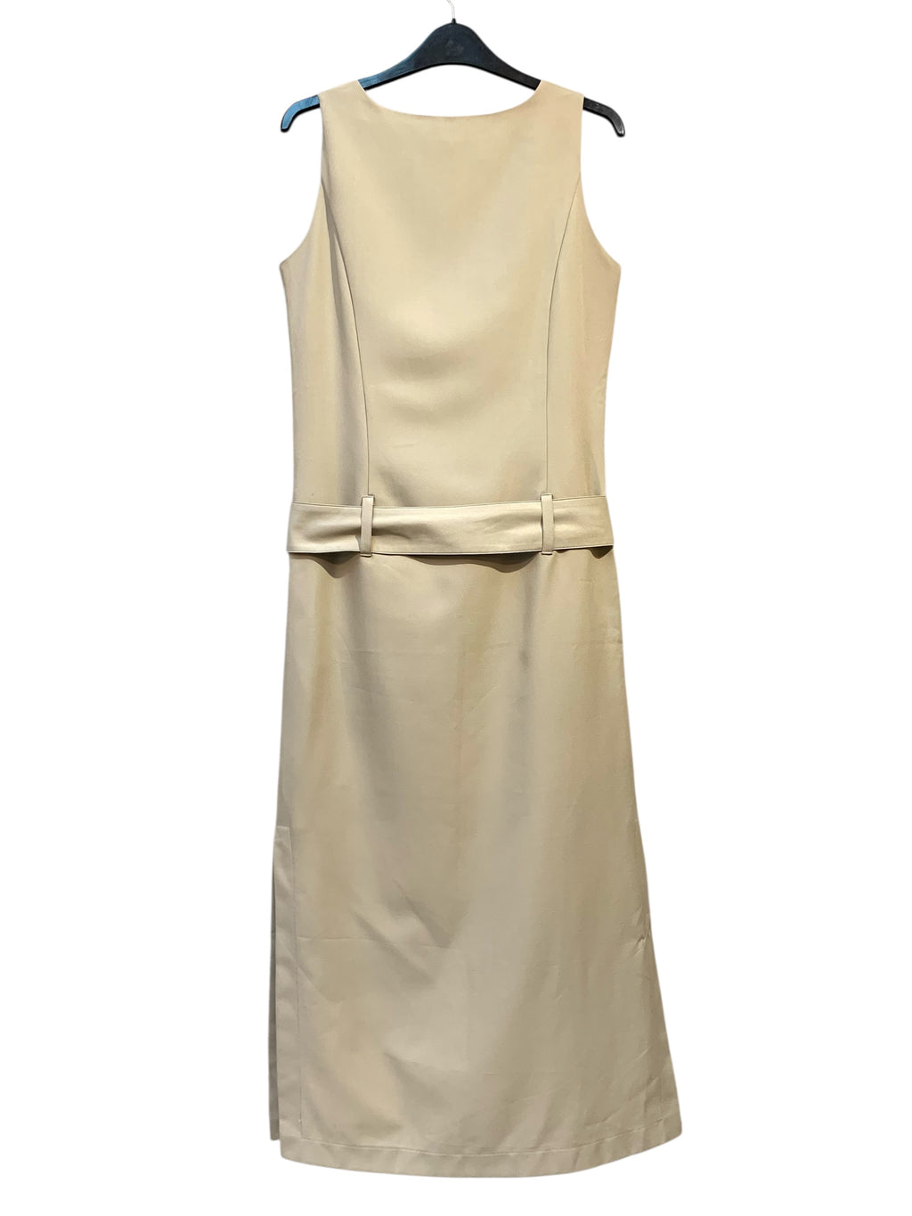 Oxmo Belted Sleeveless Maxi Dress