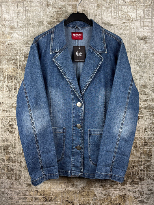 Womens Vintage Miaoni Denim Jacket
