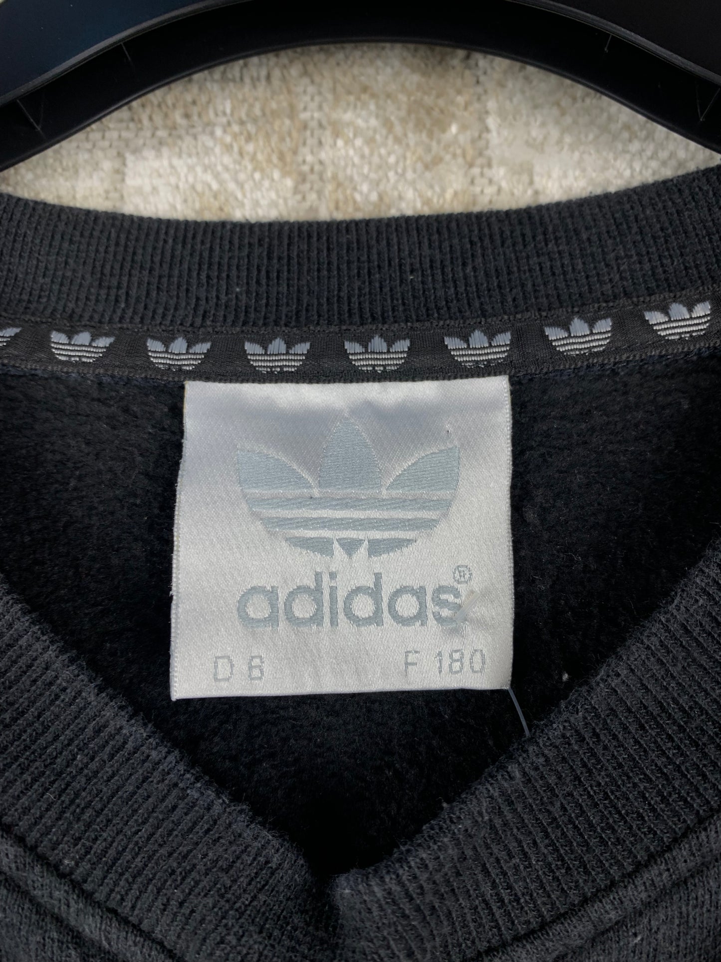 Men's Vintage Adidas Originals Black Sweatshirt