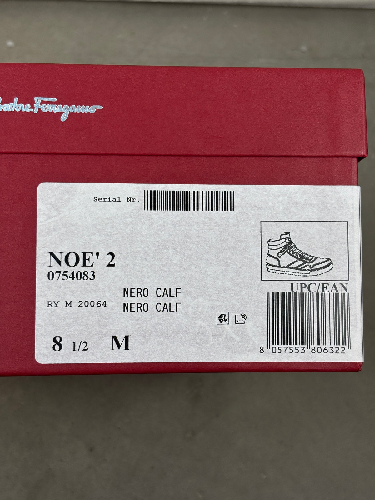 Ferragamo Embossed High-Top Sneakers