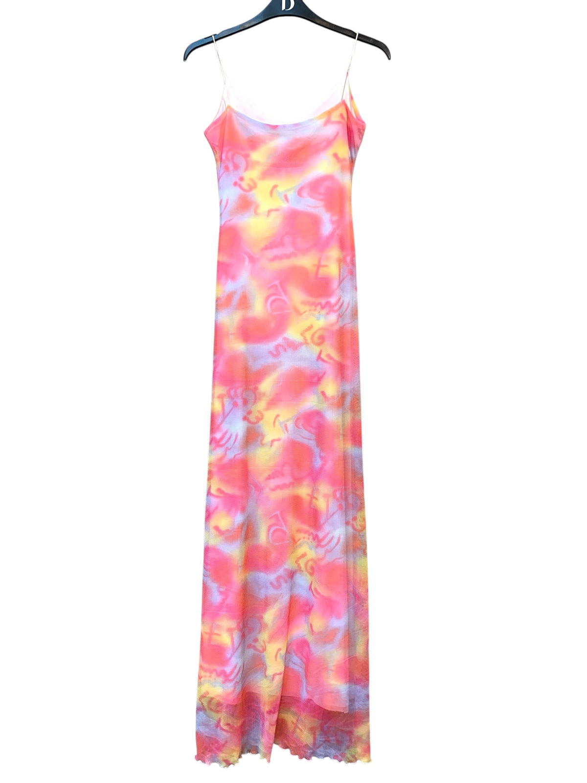 La Petite Française Mesh Slip Maxi Dress