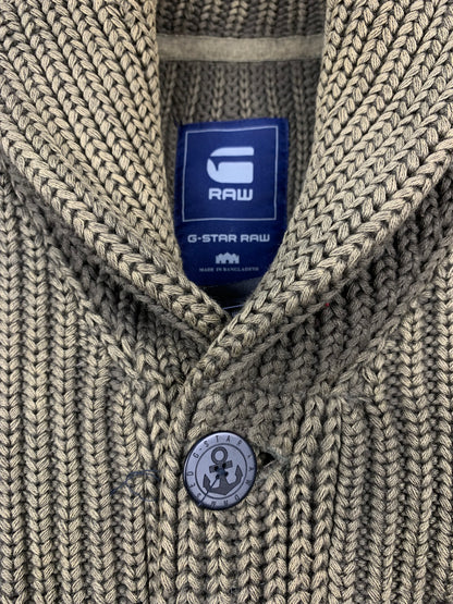 Men's G-Star Raw Green Knit Cardigan