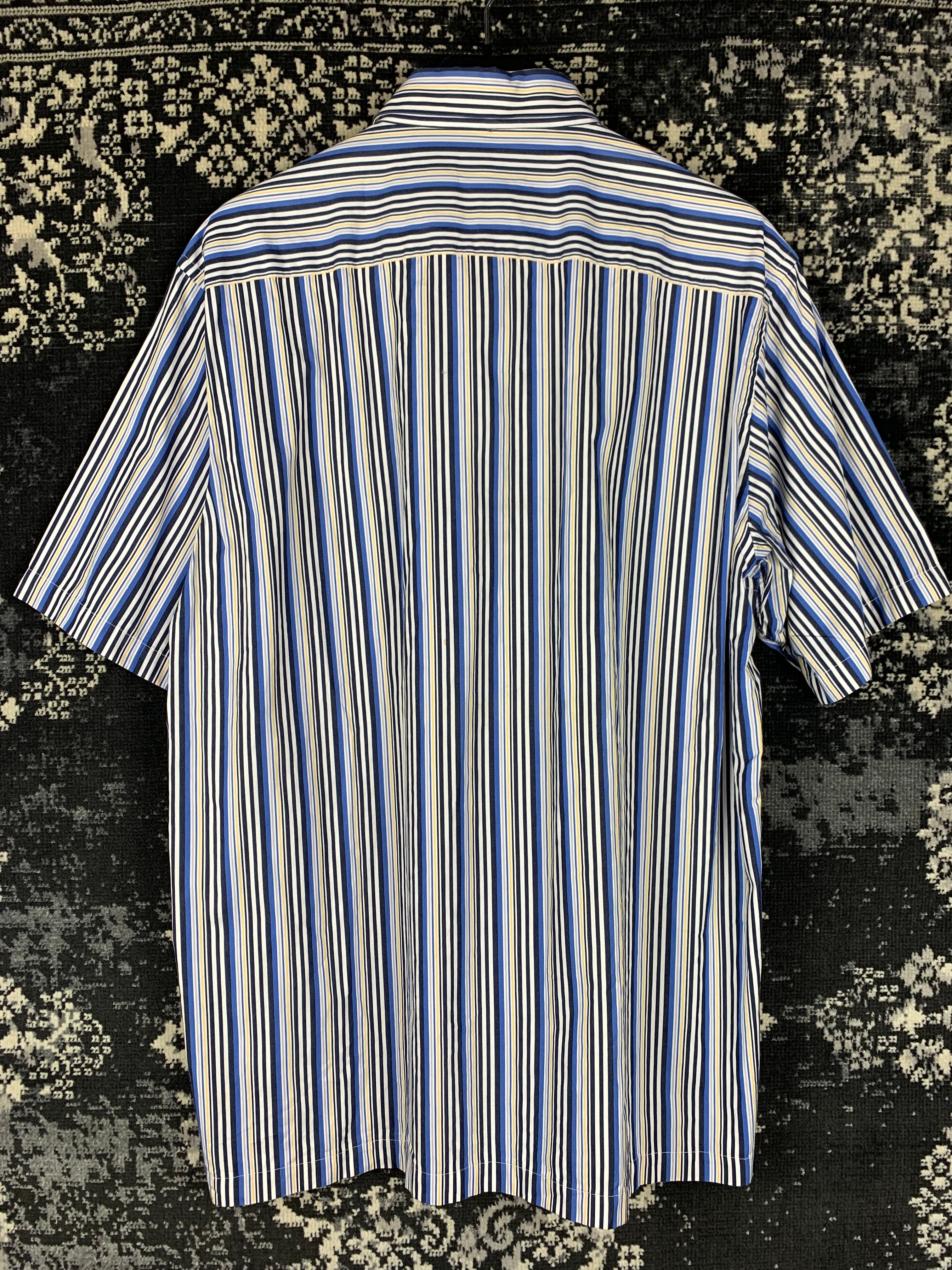 Vintage Polo Ralph Lauren Striped Button Up Short Sleeve Shirt