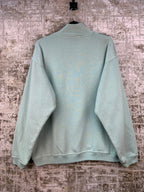 LEVIS Teal Quarter Zip Sweatshirt