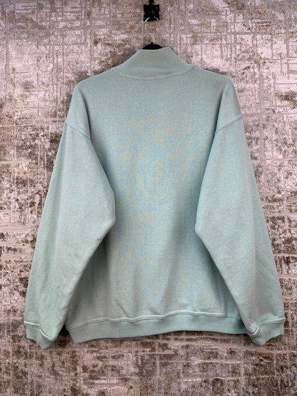 LEVIS Teal Quarter Zip Sweatshirt