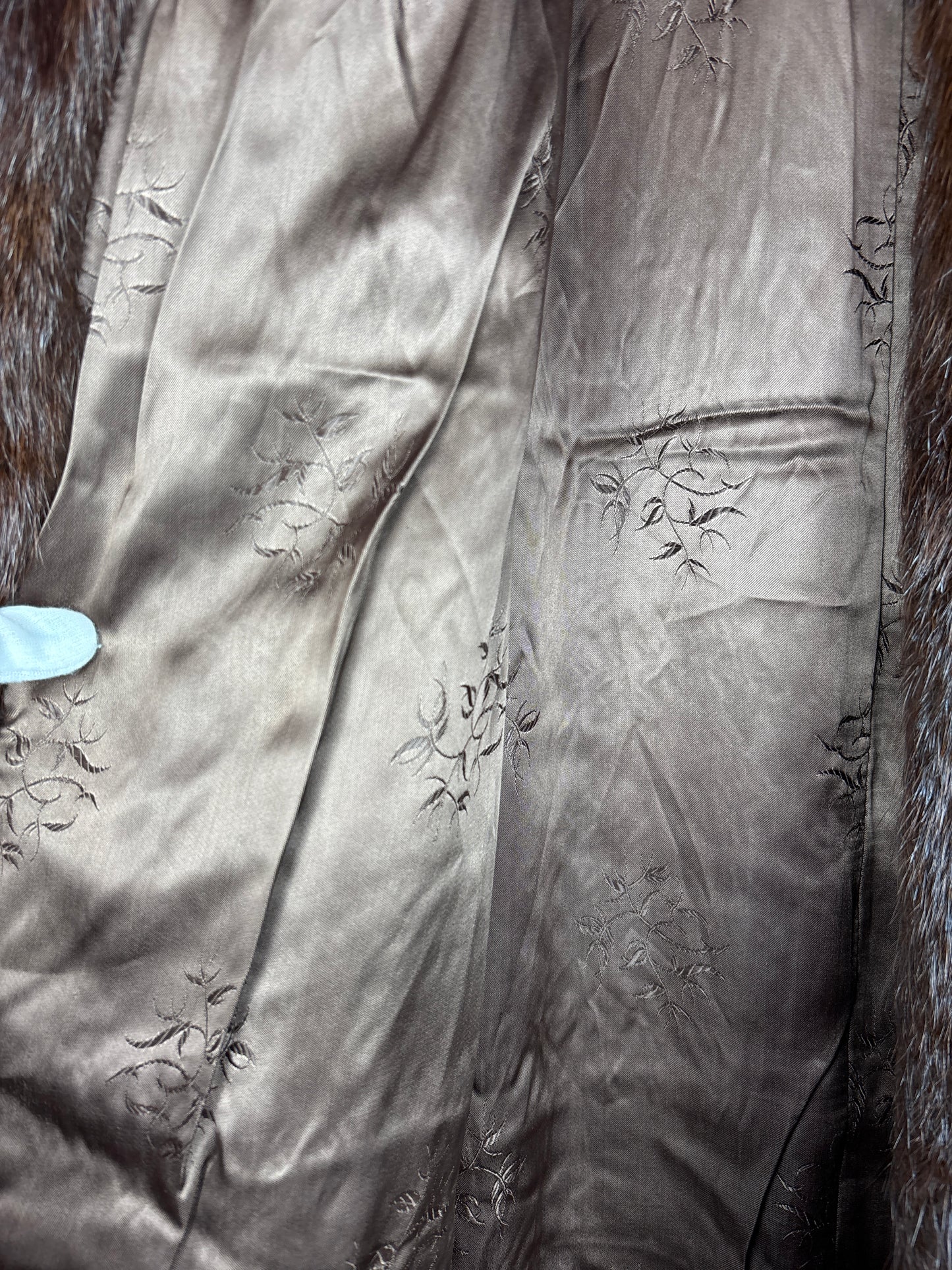 Women's Vintage Genuine Beaver Fur Coat