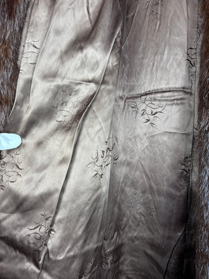 Women's Vintage Genuine Beaver Fur Coat