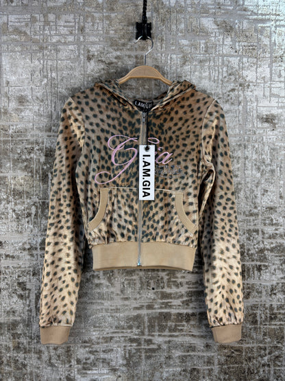 Women's Y2K I.AM.GIA Cheetah Print Tracksuit