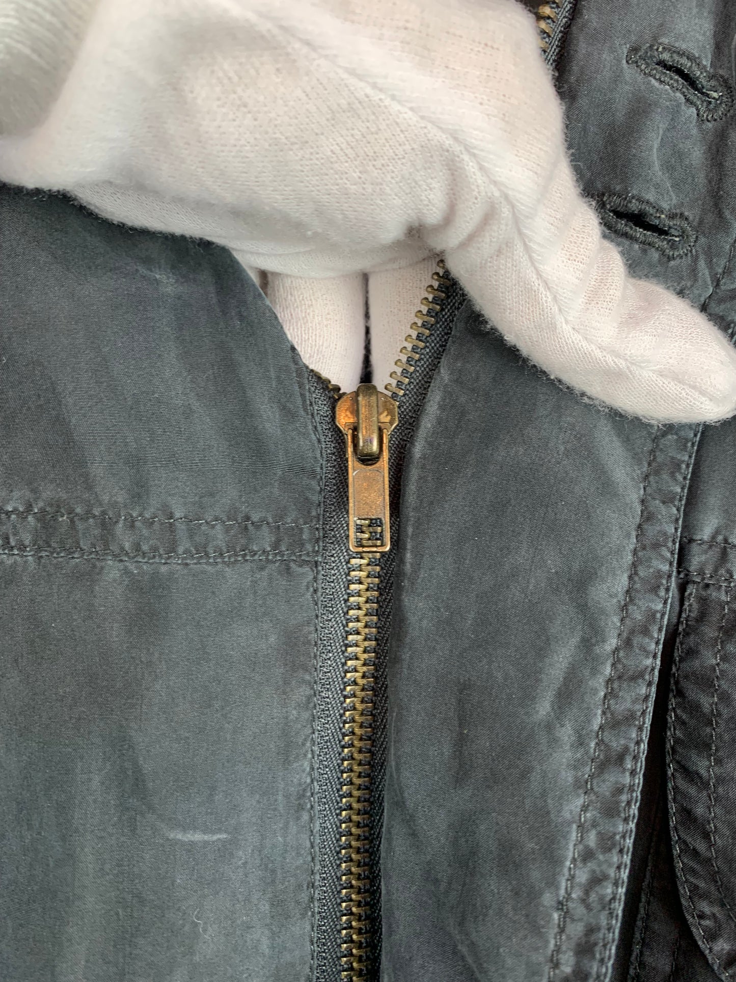 Mens Vintage Silk Black Bomber