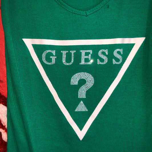 Guess Green Top