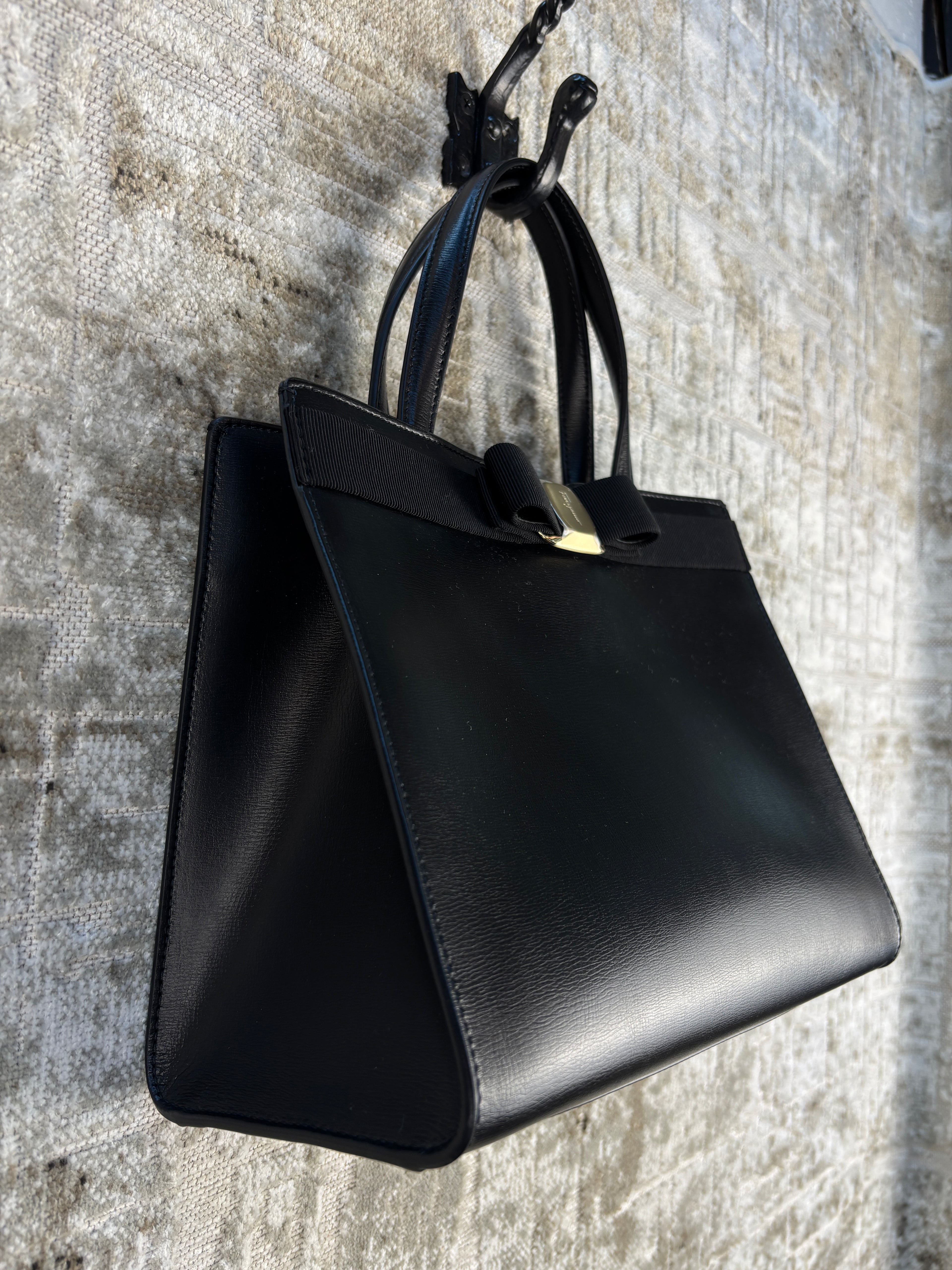 Salvatore Ferragamo Vara Bow Tote Bag