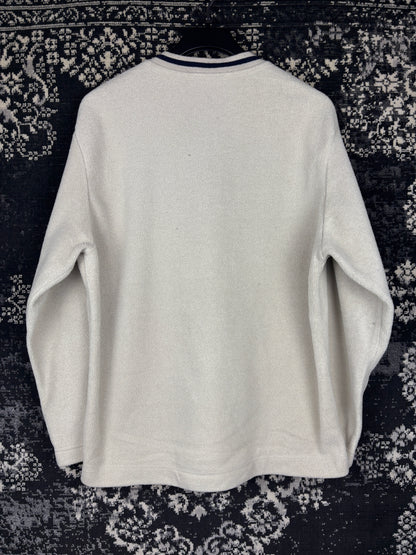 Men's Vintage Fila Creamy White Fleece Sweatshirt