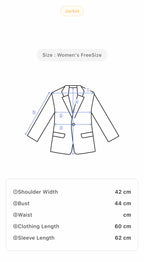 Womens Black with White Leather Jacket