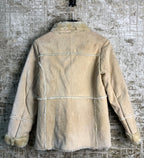 Y2K Shearling-Style Suede Jacket