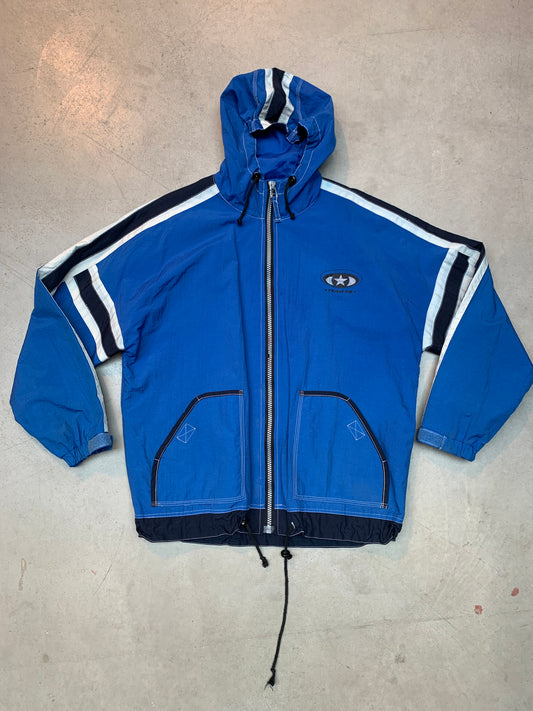 Vintage Men's Team 68 Electric Blue Windbreaker
