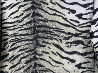 Womens Y2K Vicky Zebra Print Long Sleeve Top