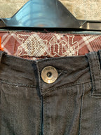 Datch Y2K Cropped Cargo Denim Capris
