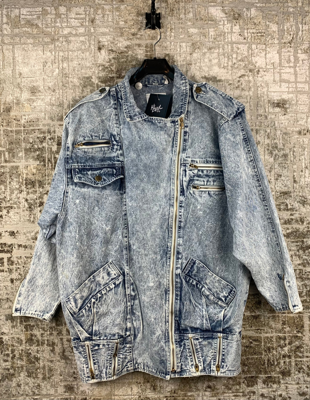 SMITHY'S Mens Light Washed Jean Jacket