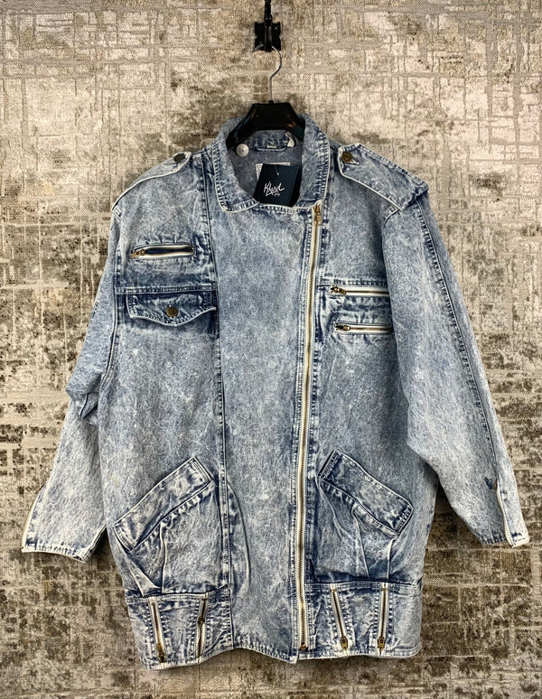 SMITHY'S Mens Light Washed Jean Jacket