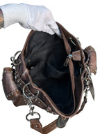 Western Rhinestone Buckle Shoulder Bag