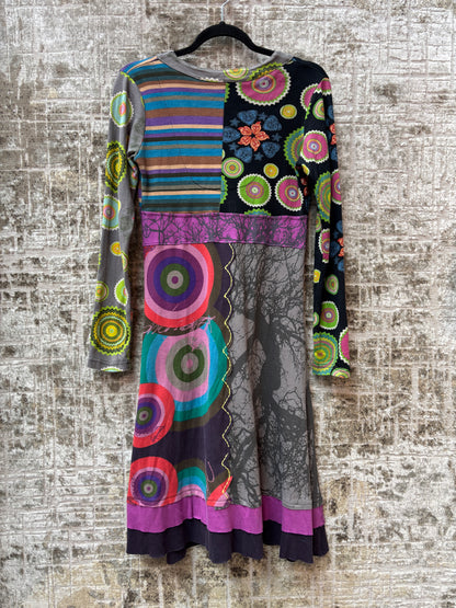 Desigual Patchwork Long Sleeve Dress