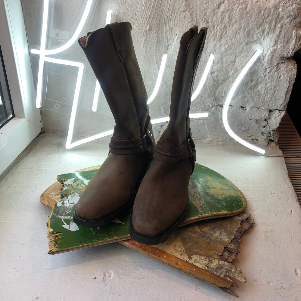 Vintage Suade Cowboy Boots