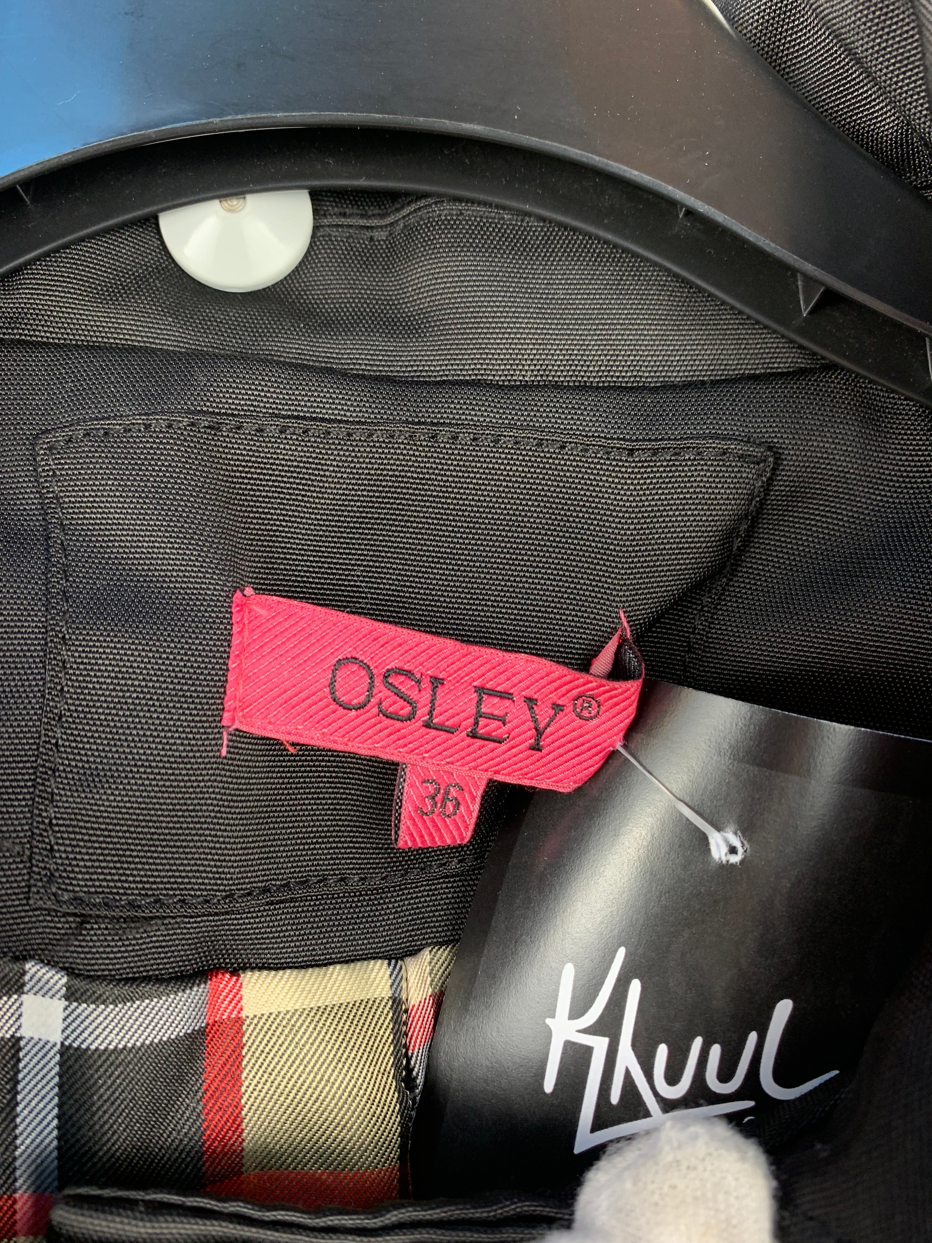 Womens Y2K Osley Black Napoleon Coat