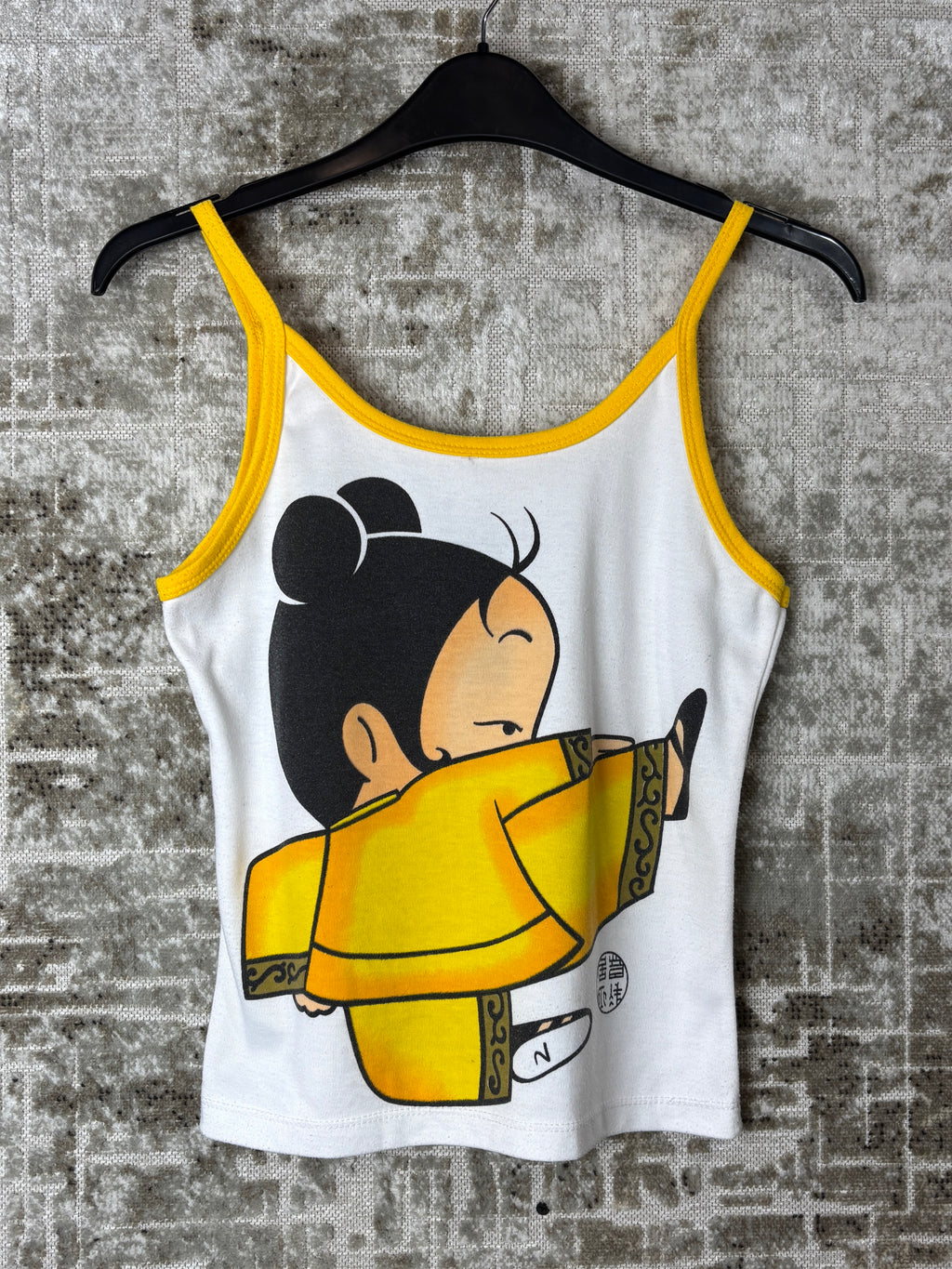Y2K Kung Fu Cartoon Cami Top