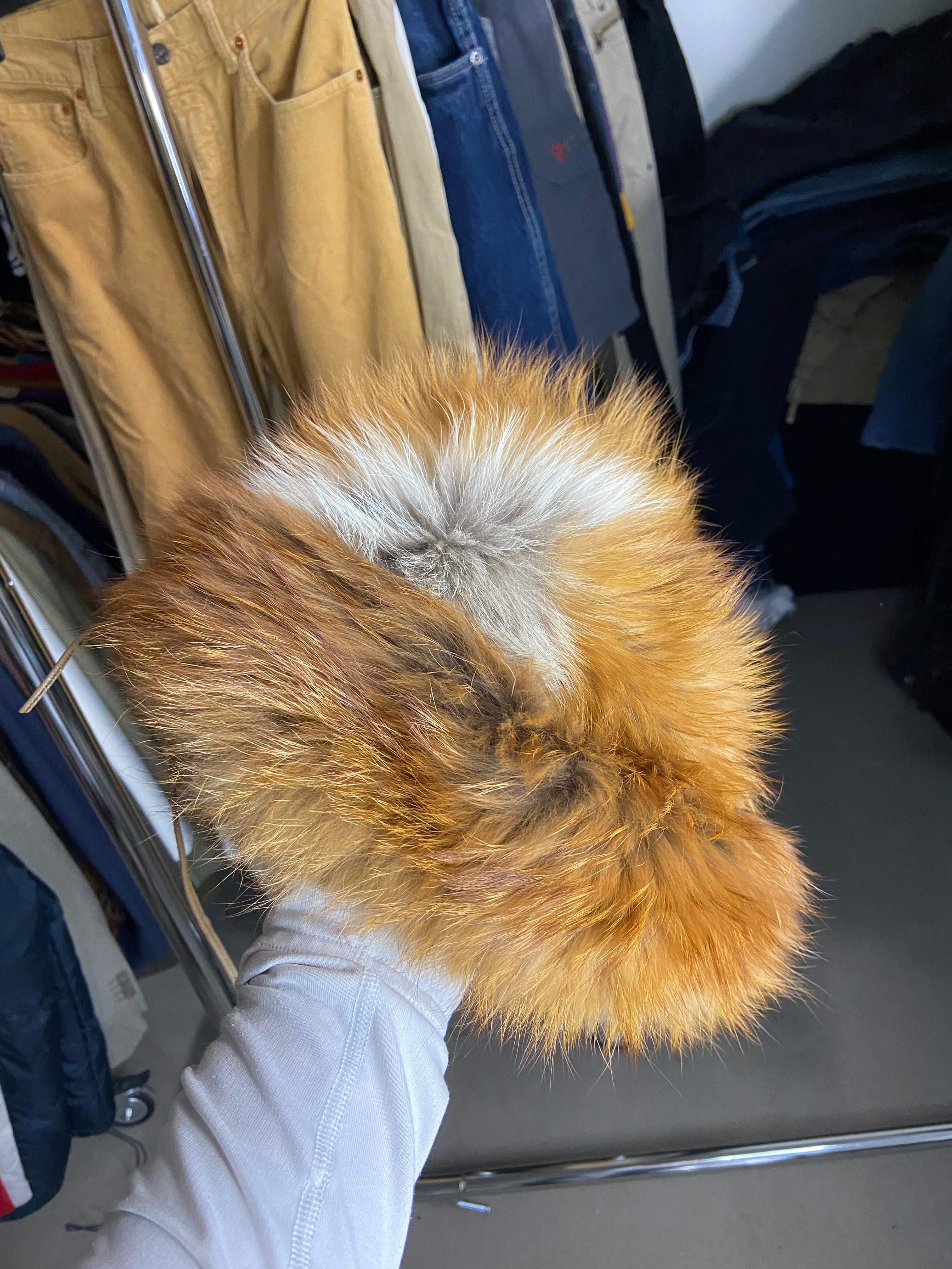 Vintage Genuine Real Fur Fox Fur Brown Winter Autumn Hat