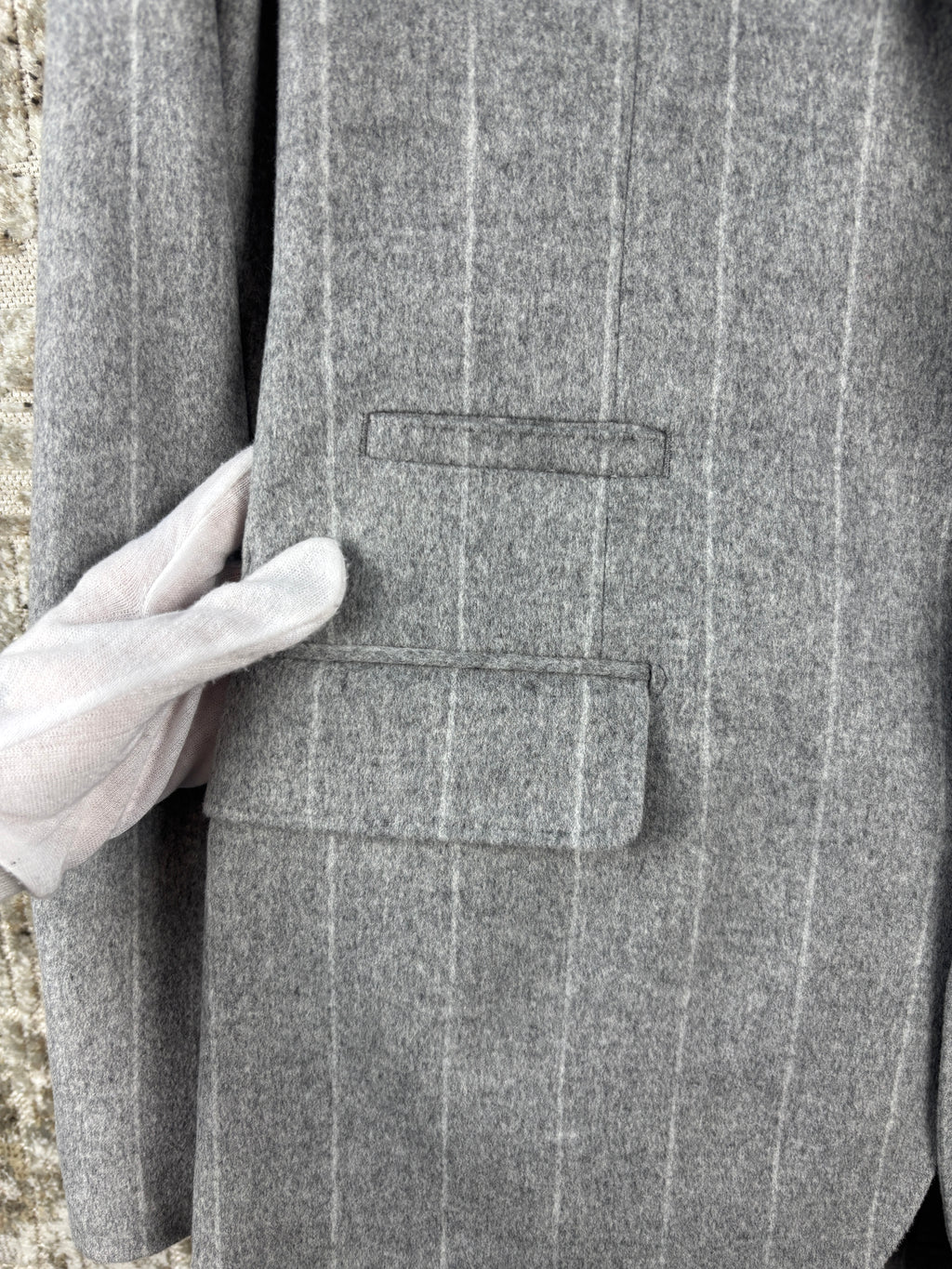Brunello Cucinelli Grey Flannel Blazer