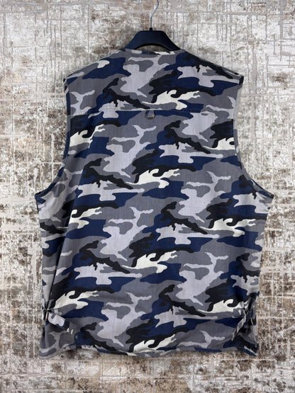 Mens Vintage Linfeng Camouflage Utility Vest