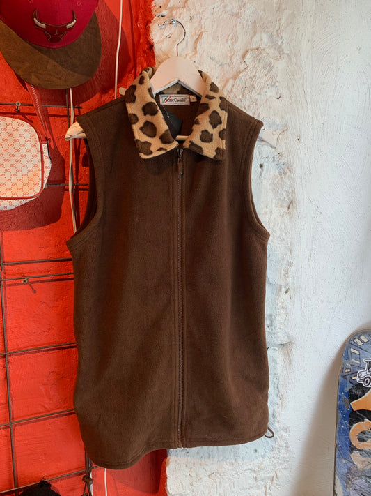 Vintage Leopard Vest