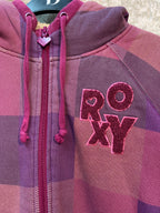 Roxy Sherpa-Lined Plaid Zip Hoodie