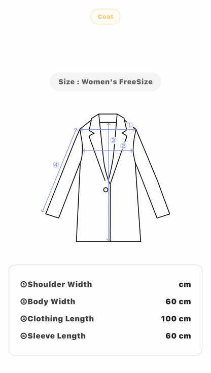 Women's Off-White Faux Fur Long Coat