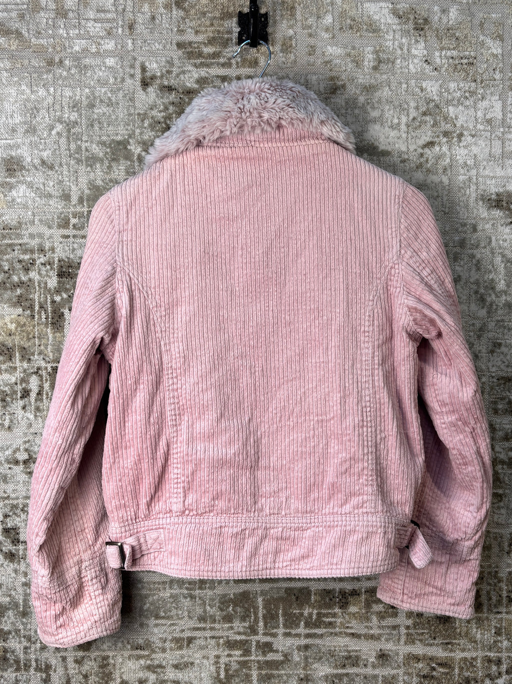 Red Herring Y2K Corduroy Faux Fur Collar Jacket
