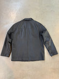 Vintage Black Leather Jacket Men’s M