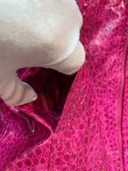 Campus Y2K Snakeskin Zip Jacket