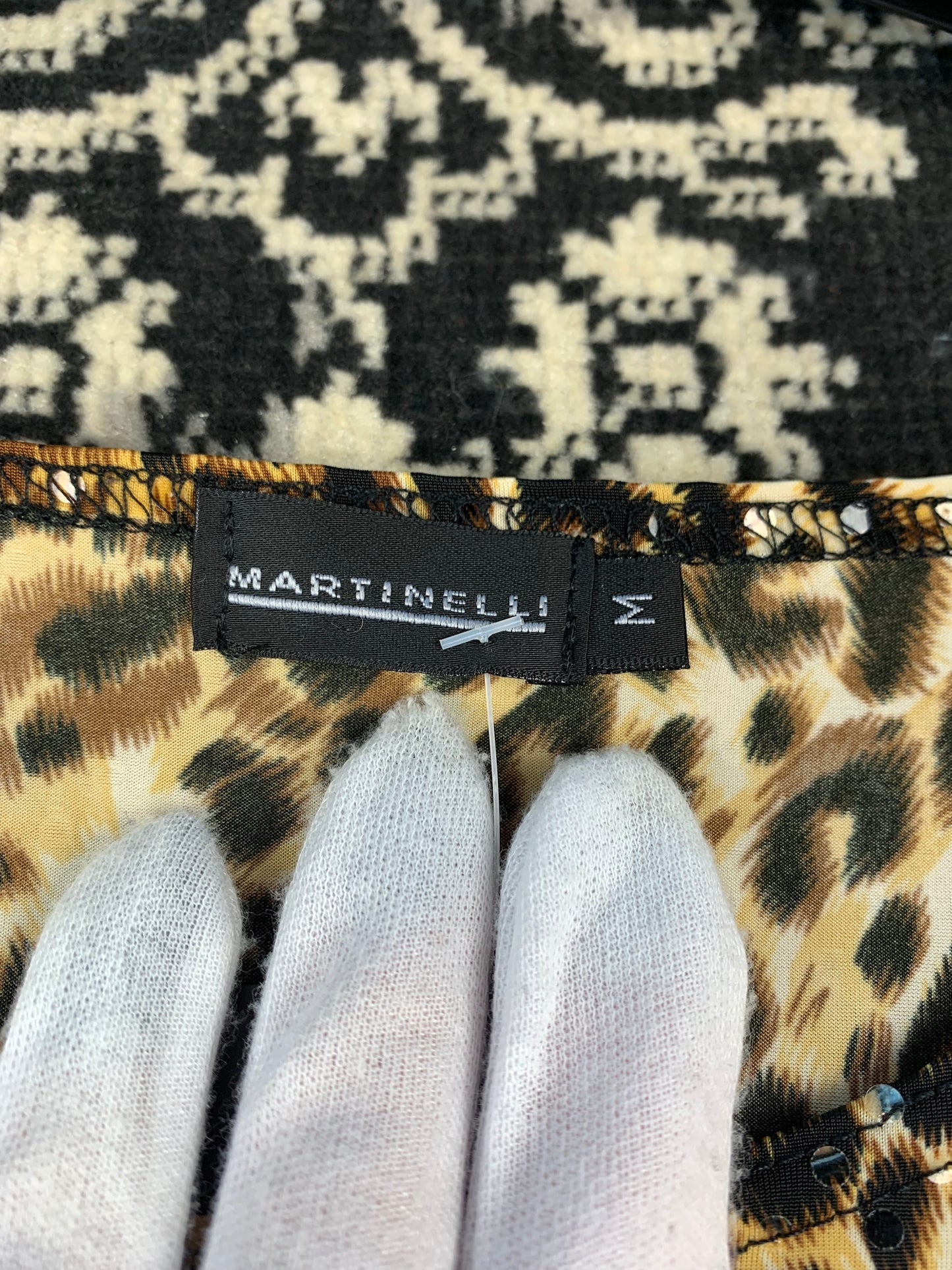 Womens Y2K Leopard Print Long Sleeve Top