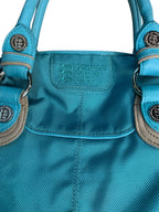 George Gina & Lucy Turquoise Nylon Handbag