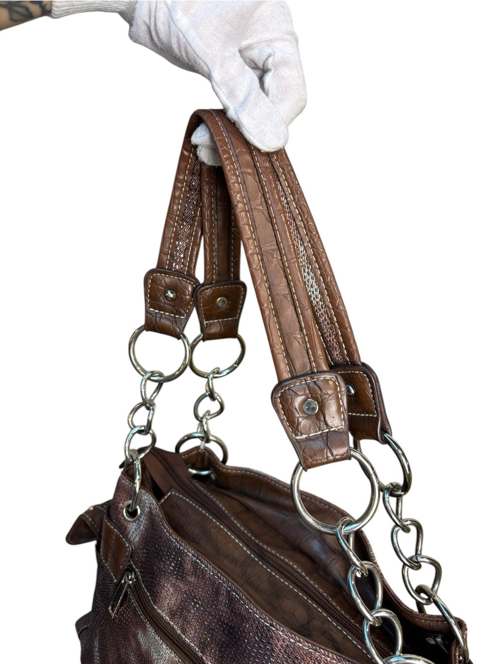 Western Rhinestone Buckle Shoulder Bag
