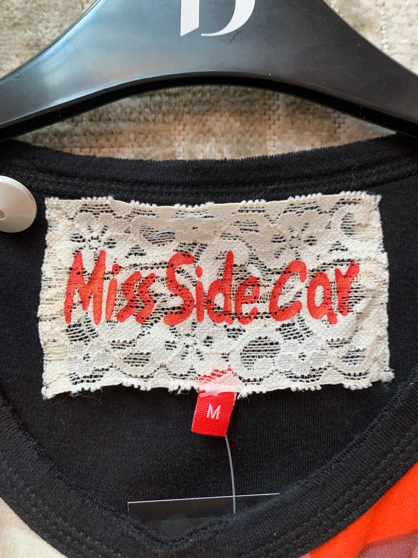 Miss Sidecar Y2K Beaded Graphic Tank