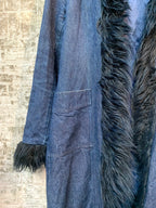 Only Jeanswear Y2K Denim Afghan Coat