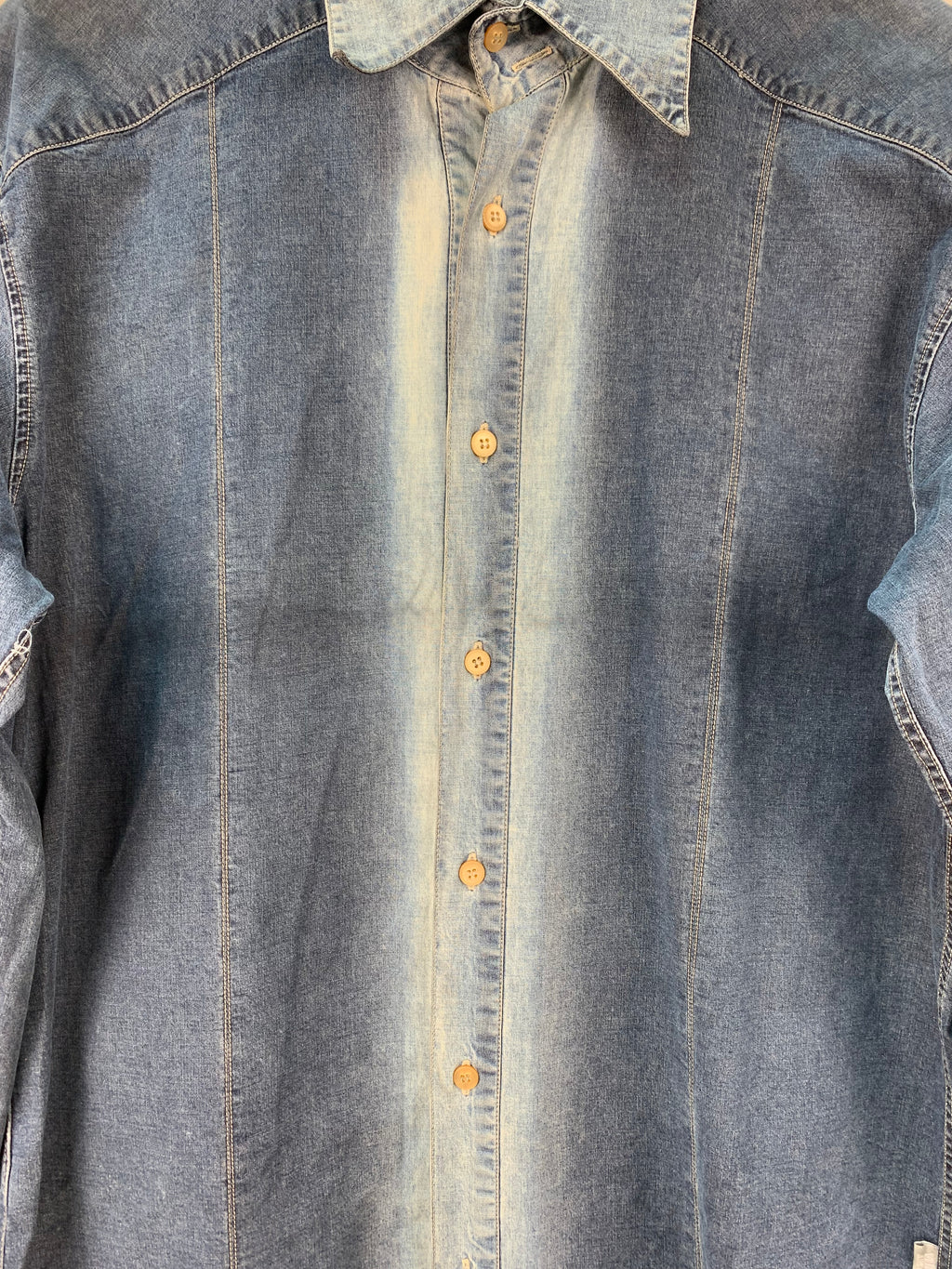 Versace Jeans Couture Vintage Denim Button Up Shirt