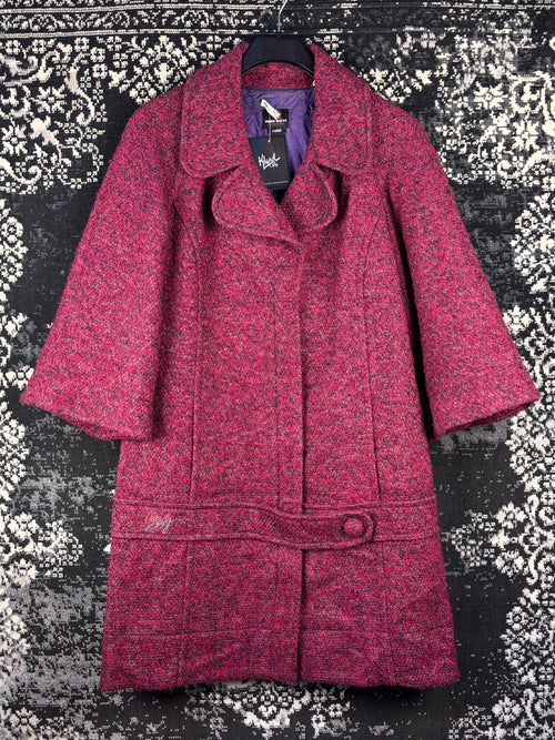 Women's Vintage Y2K Miss Sixty Pinkish Wool Coat