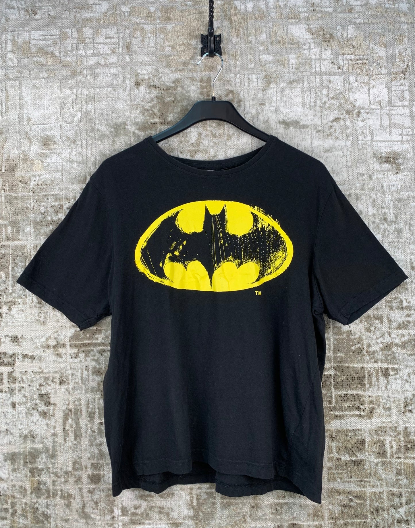 Mens Vintage Batman Black T Shirt