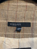 KappAhl Plaid Double-Breasted Blazer