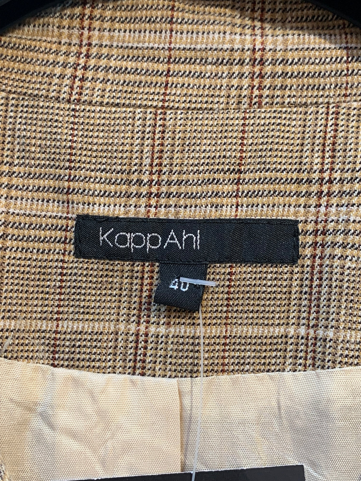 KappAhl Plaid Double-Breasted Blazer