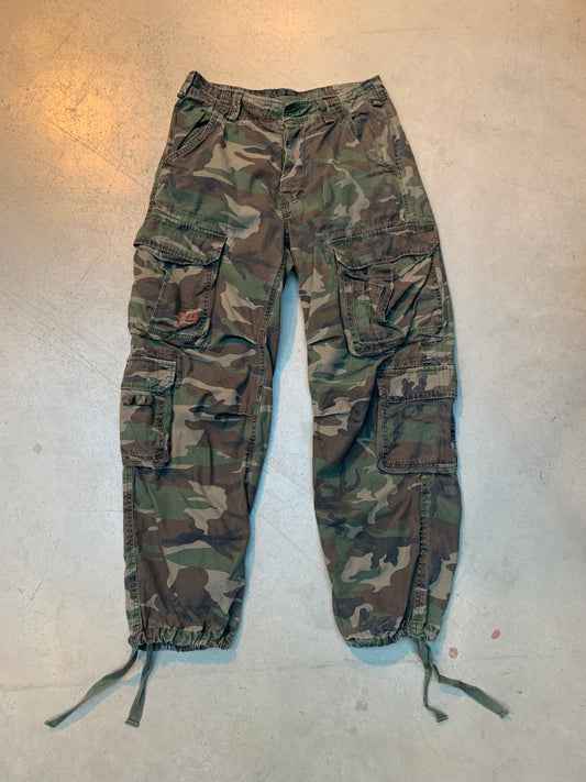Surplus Textilien Airborne Vintage Camo Cargo Pants
