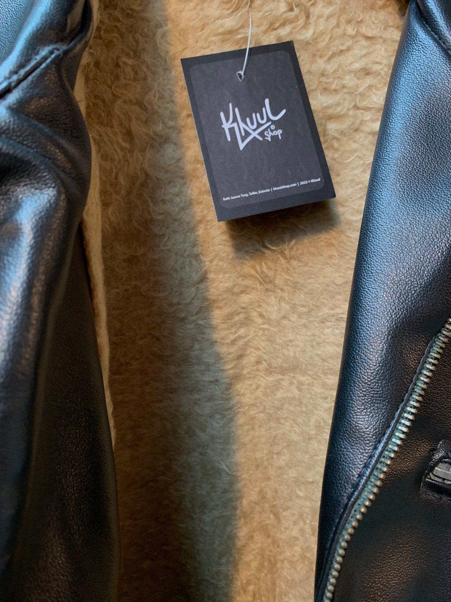 Vintage Men Black Zipup Leather Jacket